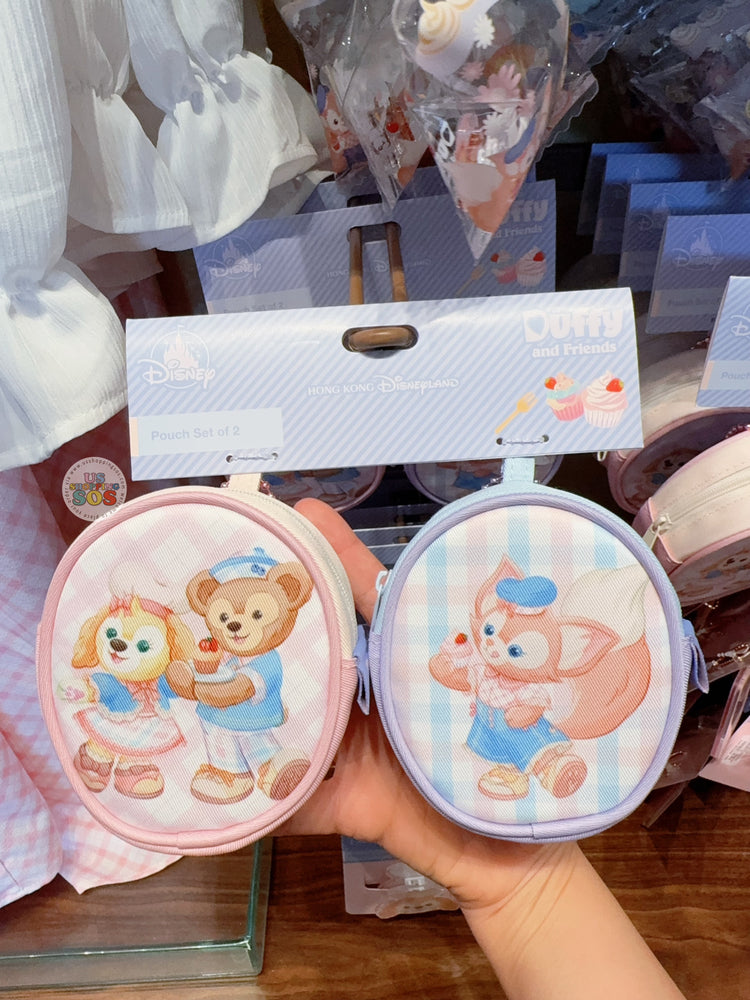 HKDL - Duffy & Friends Sweet Springtime Explorations Collection x Duffy & Friends Pouches Set of 2