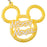 JDS - Key chain Fes x Mickey Mouse Marble Name Logo Keychain