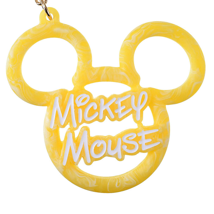 JDS - Key chain Fes x Mickey Mouse Marble Name Logo Keychain