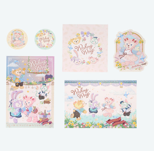 TDR - 2025 Duffy & Friends "Wishing Wings" Collection x Post Cards Stickers with Greeting Card Set (Release Date: Aug 28, 2025)