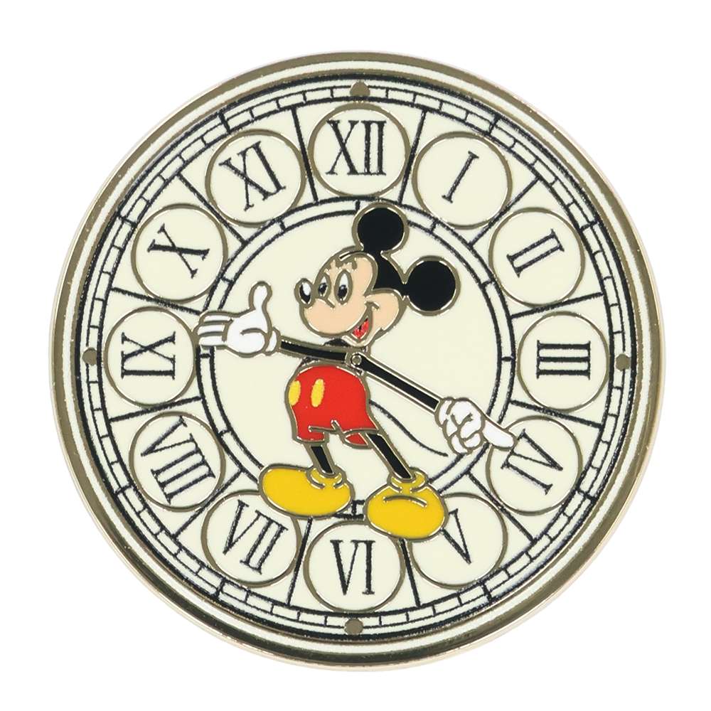 TDR - 2026 Mickey Mouse Clock Pin Badge (Release Date: Jul 16, 2026)
