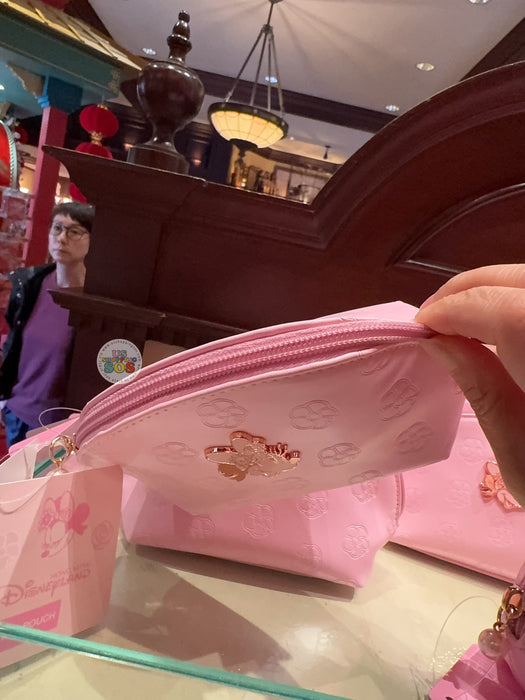 HKDL - 2026 Minnie Mouse Cherry Blossom Sakura Collection x Cosmetic Pouch