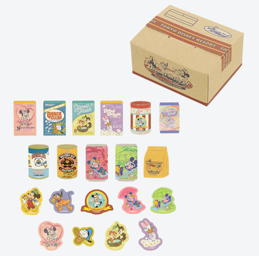 TDR - Disney Characters Grocery Store Themed Collection x Stickers Box Set (Release Date: Oct 10, 2024)