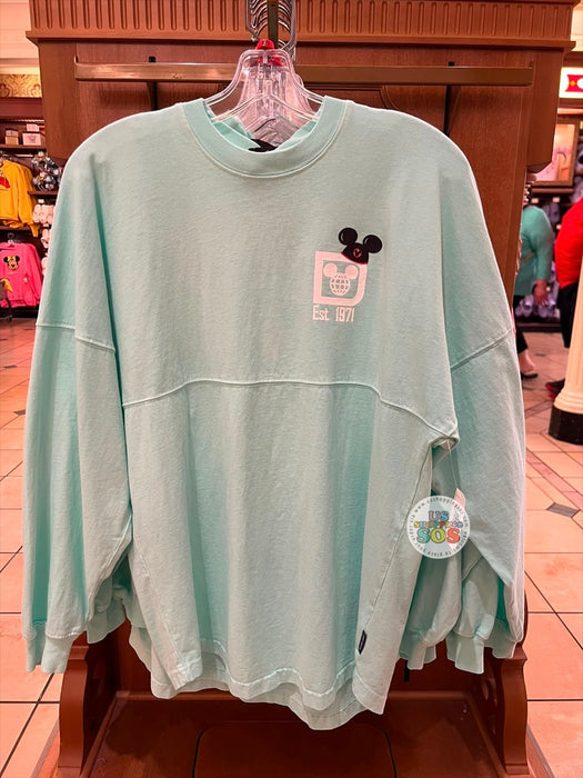 WDW - Spirit Jersey Park Icons "Walt Disney World" White Puffy Ink Fresh Mint Breeze Pullover (Adult)
