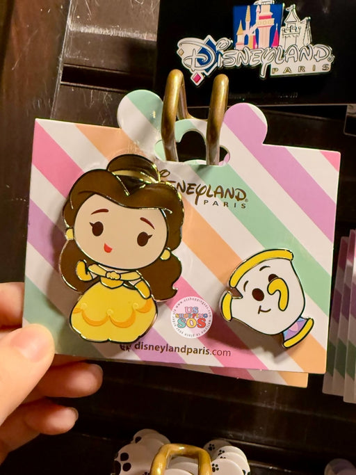 DLP - Disney Princess - Belle & Chip Companion Pin Set