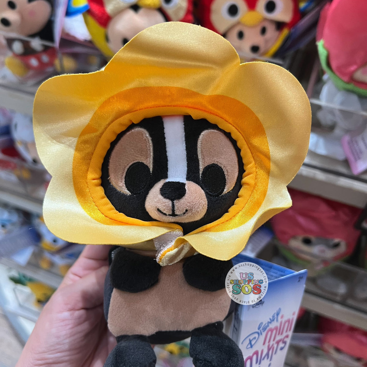 DLR/WDW - Disney Mini Mixits - Bambi - Flower Plush Toy