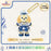 SHDL - Duffy & Friends Blue and White Collection x CookieAnn Plush Keychain