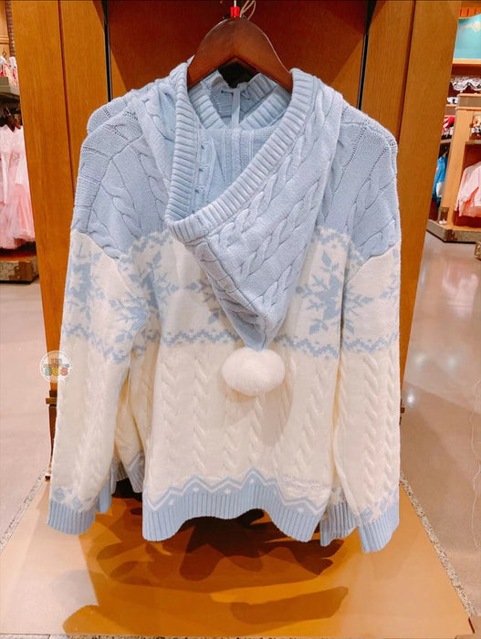SHDL - Frozen Elsa Knit Pullover Hoodies for Adults