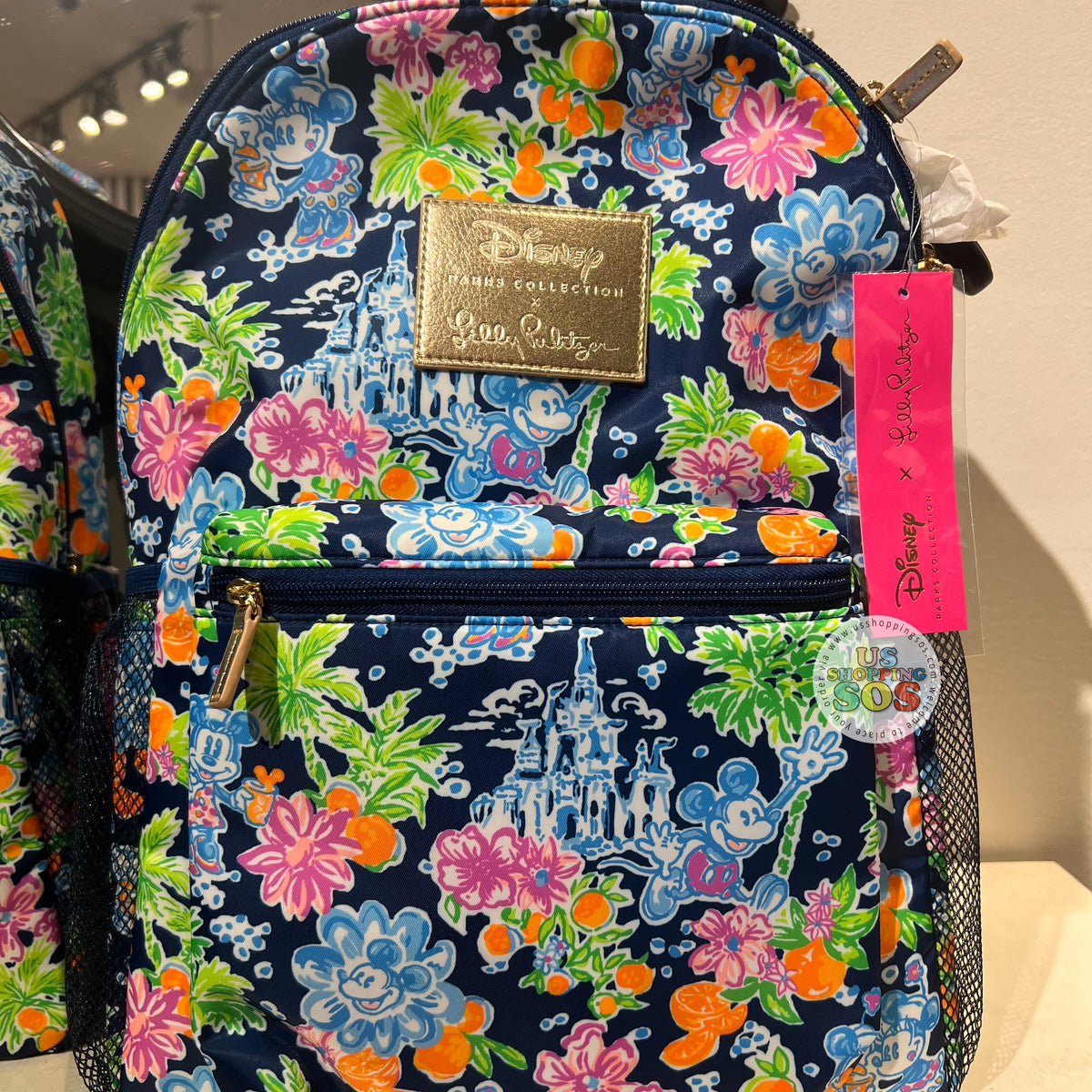 DLR/WDW - Disney x Lilly Pulitzer - Mickey & Minnie Aegean Navy
