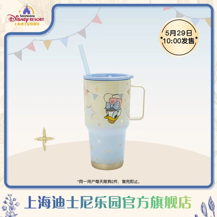 SHDL - Donald Duck Happy Birthday 2025 Collection x Donald & Daisy Duck Stainless Steel Cold Cup Tumbler