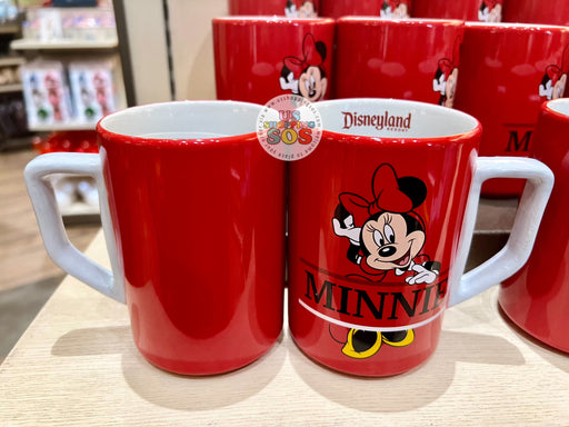 DLR - Classic Mickey & Friends - Minnie "Disneyland Resort" Red Ceramic Mug 14oz