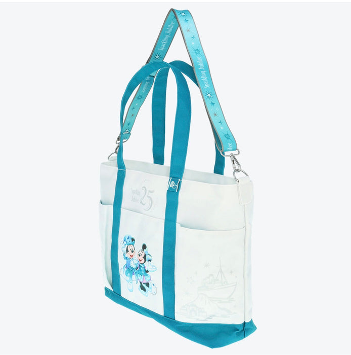 TDR - Tokyo DisneySea 25th Anniversary "Sparkling Jubilee" x Mickey & Minnie Tote Bag (Release Date: Apr 8, 2026)