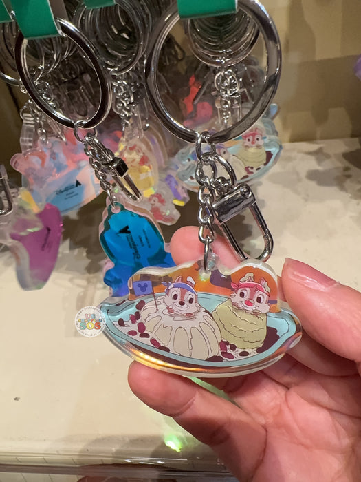 HKDL - 2026 Chip & Dale Hong Kong Cuisine & Dim Sum Collection x Chip & Dale Keychains Set of 3