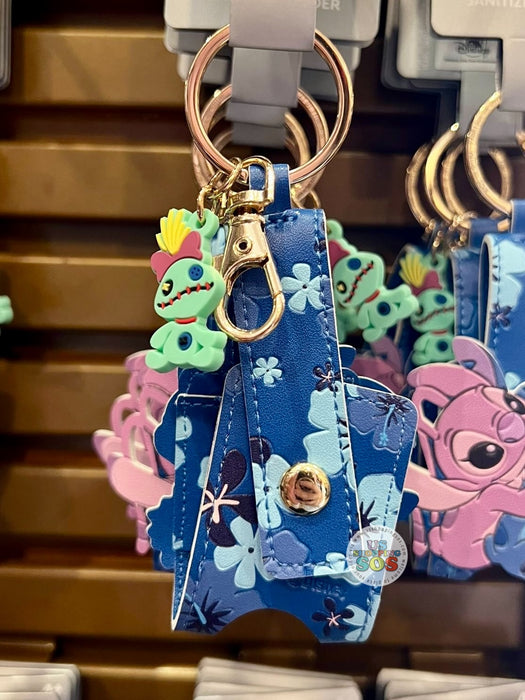 DLR/WDW - Lilo & Stitch - Stitch & Angel Hand Sanitizer Holder Keychain