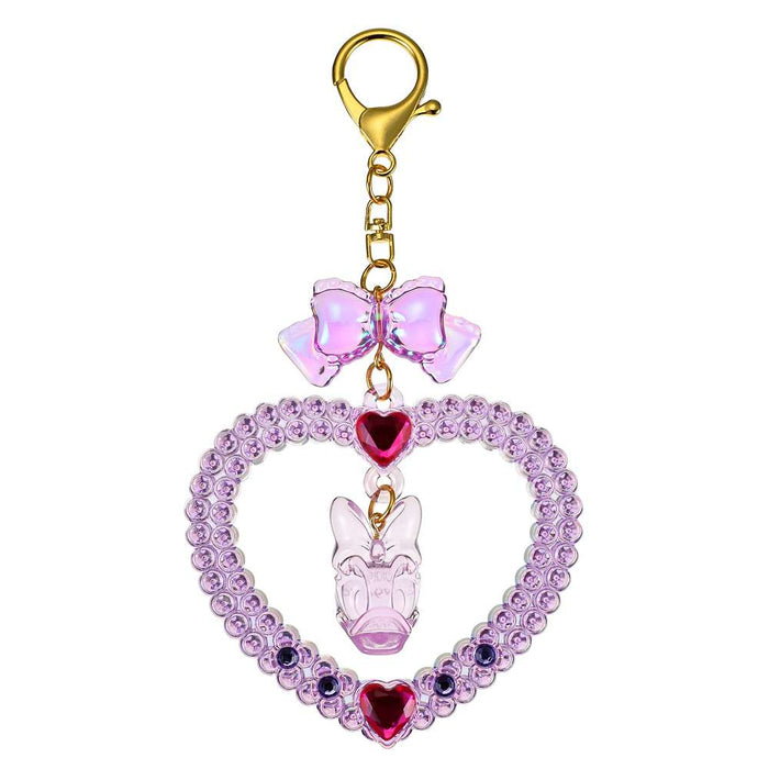 JDS - 2026 Heart Glitter Lovely x Daisy Duck Keychain