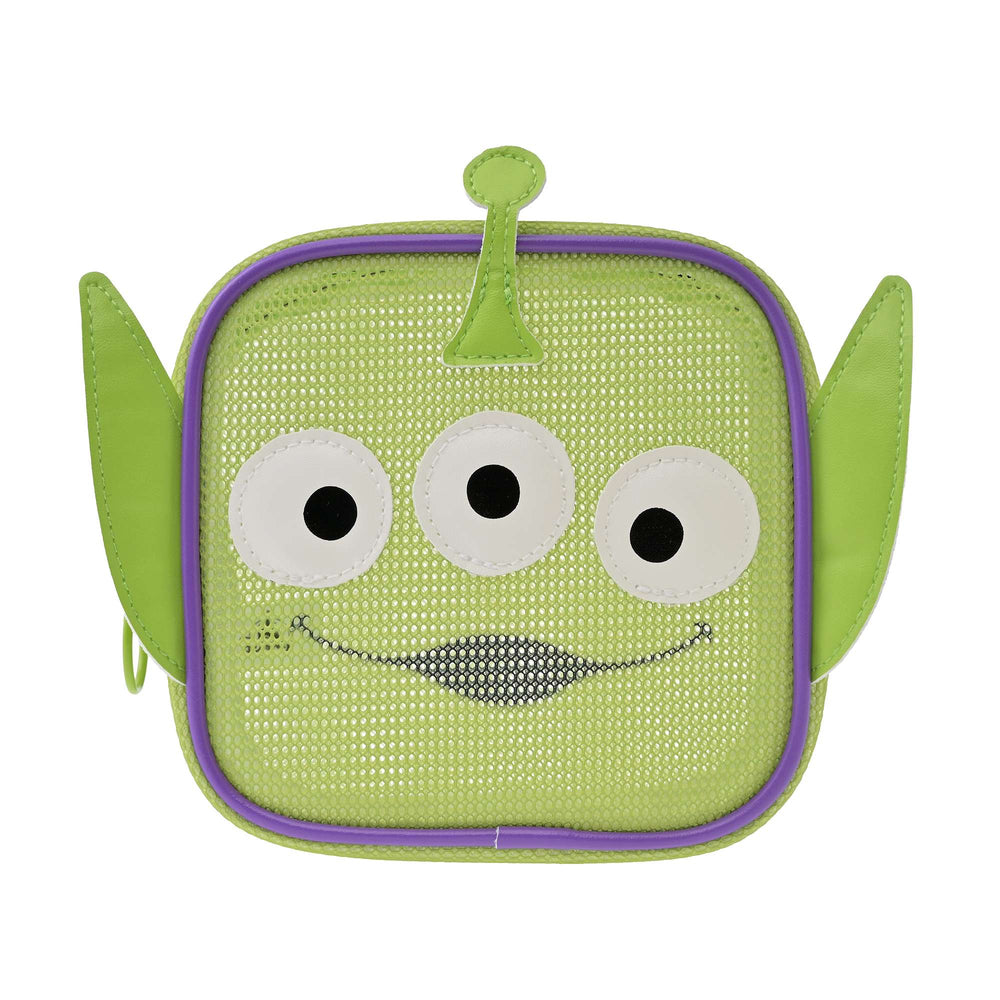JDS - 2026 Little Green Men/Alien Mesh Face Square Pouch