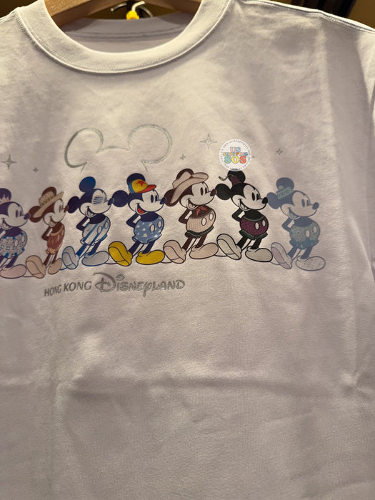 HKDL - 9 Mickey Mouse with Different Attractions Theme Clothes T Shirt (Adults)