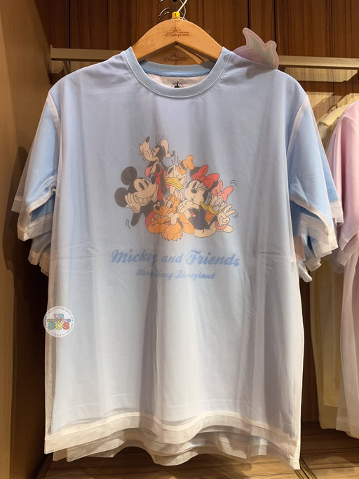 HKDL - 2026 Mickey Mouse and Friends Mesh-Layered T Shirt (Adults)