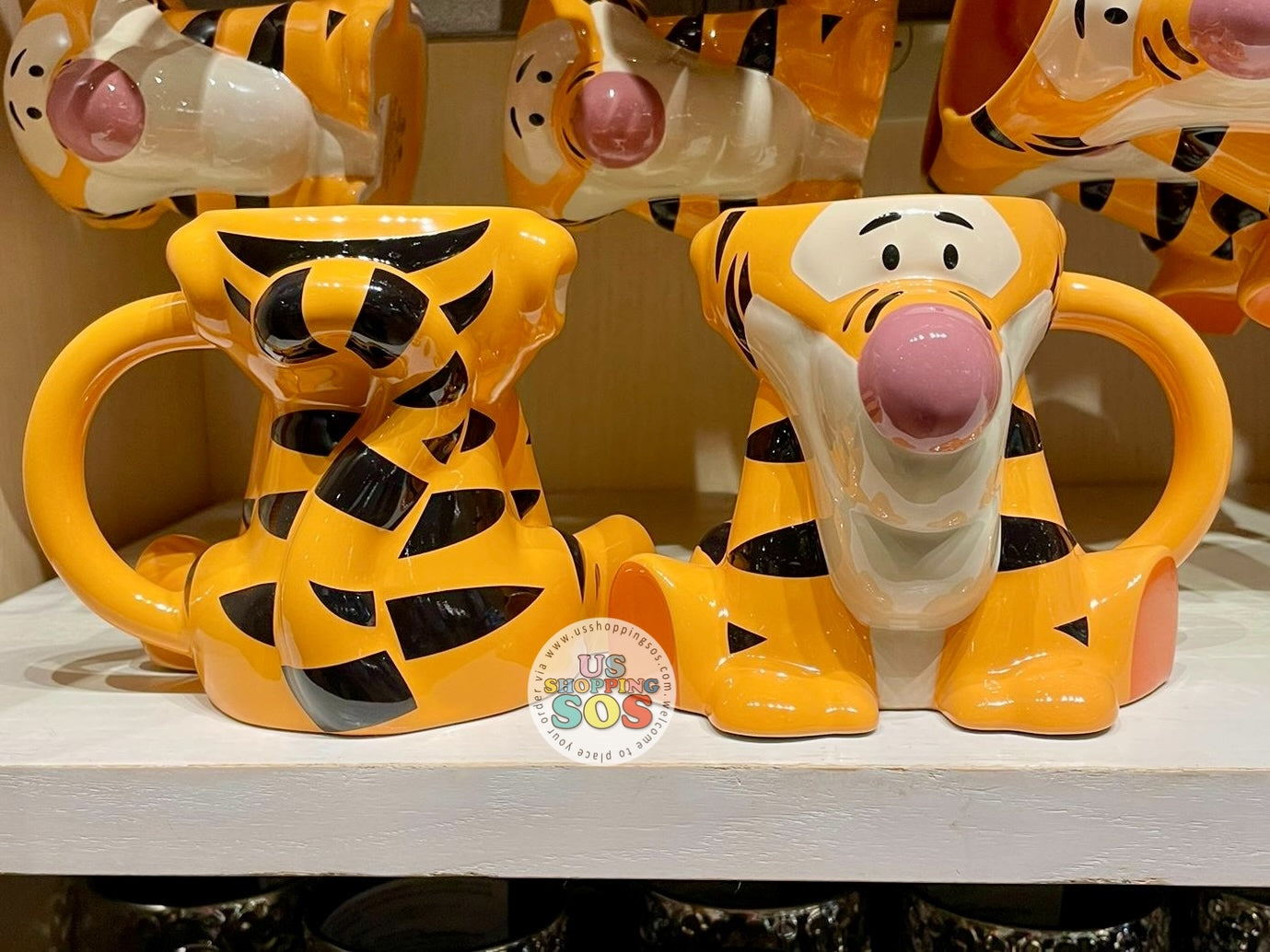 DLR/WDW - Tigger 3D Ceramic Mug