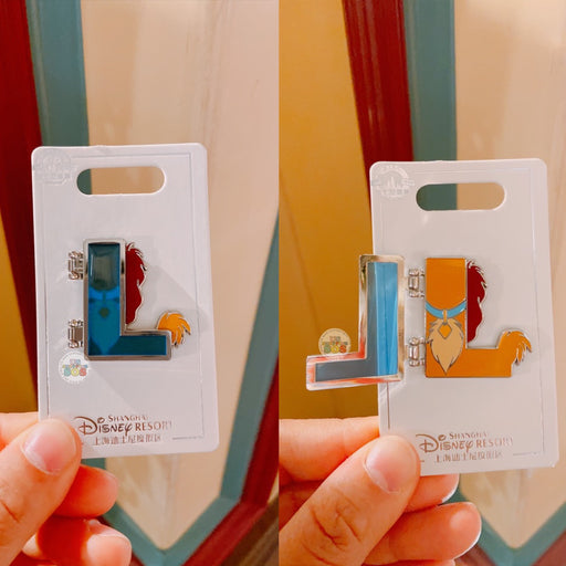 SHDL - Disney Character English Alphabet ‘L’ Lady Pin