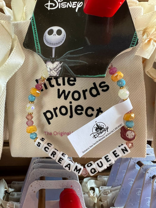 DLR/WDW - Little Words Project x The Nightmare Before Christmas Sally ‘Scream Queen’ Bracelet