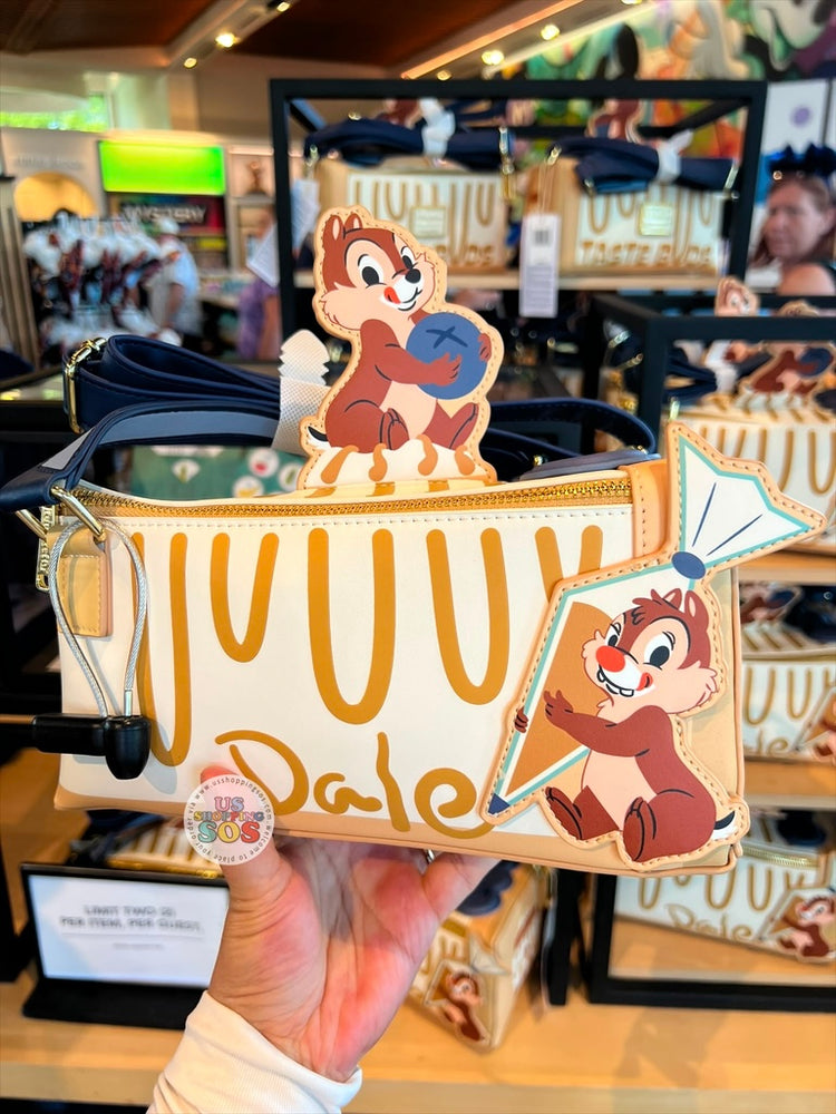 WDW - Epcot Food & Wine Festival 2026 - Chip ‘N Dale Loungefly Blueberry Cheesecake Crossbody Bag