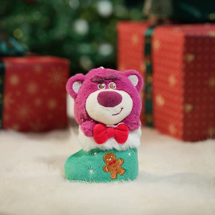 China Exclusive- Lotso ‘Holiday Stocking’ Shaped Plush Keychain