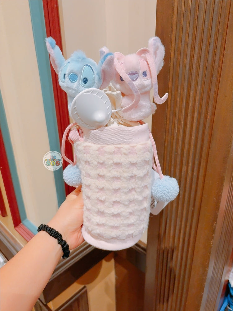 SHDL - Stitch & Angel Thermos Drink Bottle with Bag Set