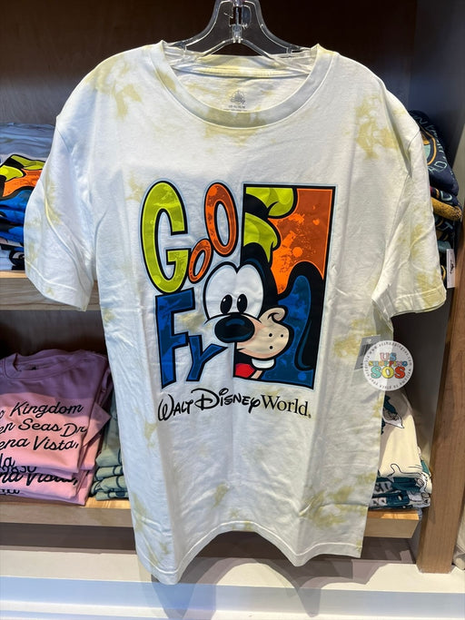 DLR/WDW - Goofy Pop Art Tie-Dye Graphic Tee (Adult)