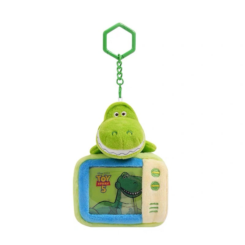 China Exclusive Potdemiel - Toy Story 5 "Playful Time Machine" x Rex Plush Keychain & Pouch