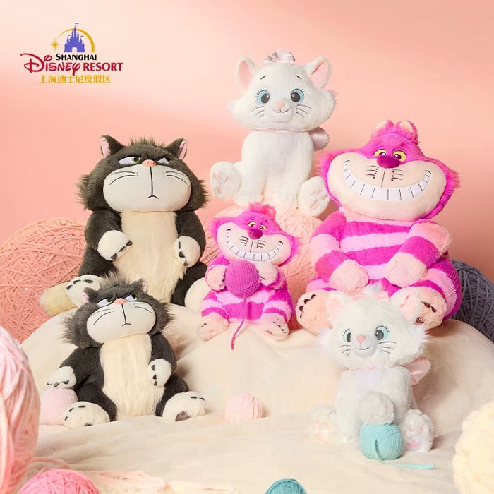SHDL - Disney Cats "Paw Paw" Party x Cheshire Cat Plush Toy with Knitting Ball