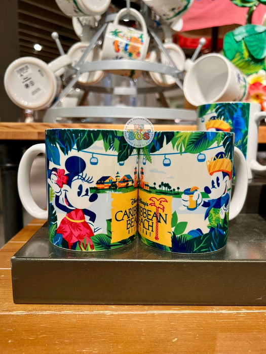 WDW - Disney’s Caribbean Beach Resort - Mickey and Minnie Tropical Paradise Ceramic Mug