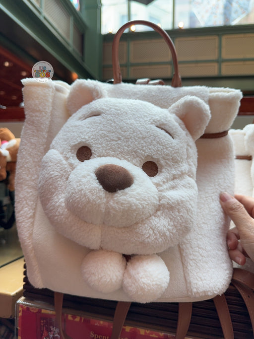 HKDL - White Winnie the Pooh Big Face Backpack