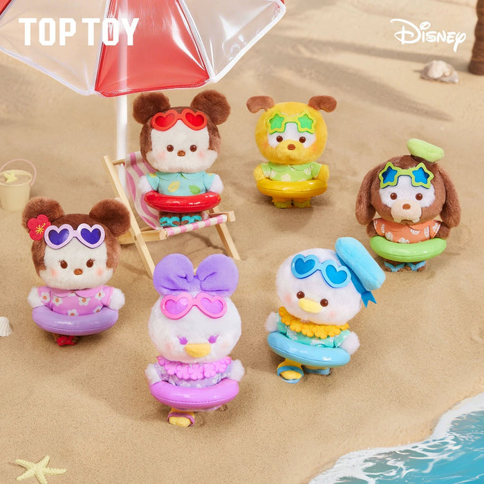 TOPTOY - 2026 Disney Friends ‘Summer Swim Wings’ Plush Keychain Blind Box (Release Date: Apr 30, 2026)