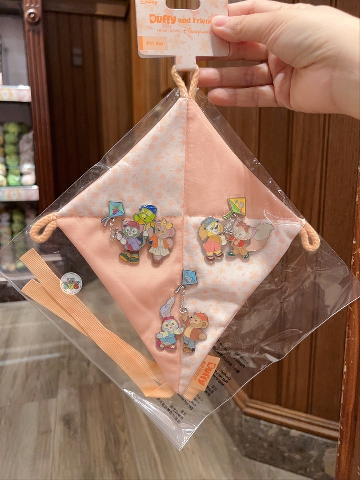 HKDL - Duffy & Friends "Wishing Kites in the Sky" Collection x Duffy and Friends Pin Set