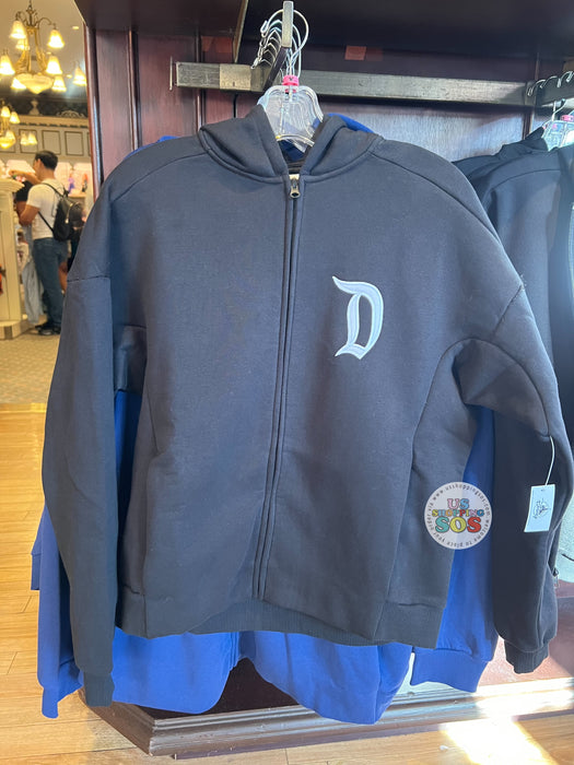 DLR - Castle “Disneyland Authentic Original Est 1955 ” Black Hoodie Jacket (Adult)