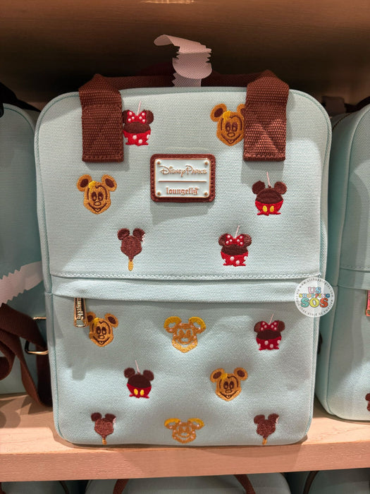 DLR/WDW - Loungefly Disney Treats All-Over-Print Icons Embroidered Canvas Backpack