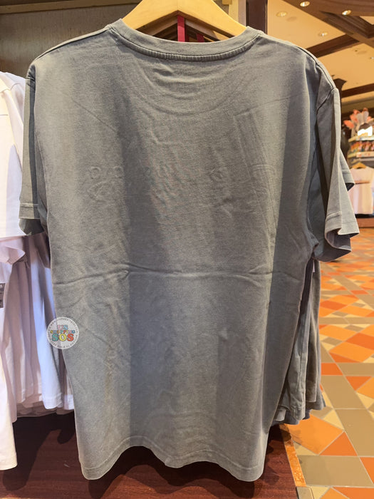 HKDL - Embroidered Disney Characters Hong Kong Disneyland T Shirt for Adults