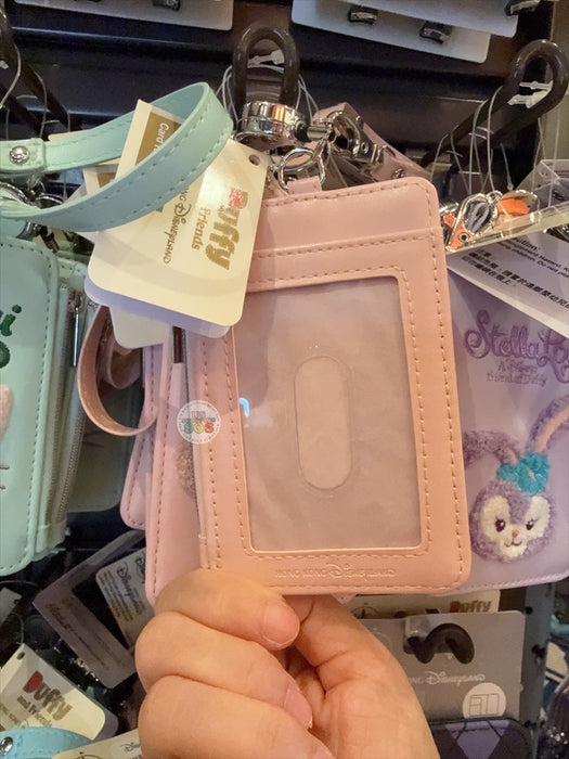 HKDL - Duffy & Friends x ShellieMay Embroidered Card Holder with Retractable Badge Reel Carabiner