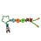 JDS - 2026 Key chain Fes x Goofy Name Bead Keychain