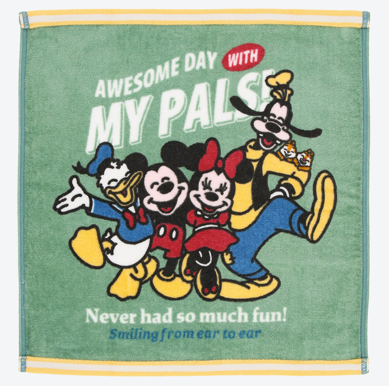 TDR - "Let's go to Tokyo Disney Resort" Collection x Mickey & Friends Mini Towel (Release Date: April 25)