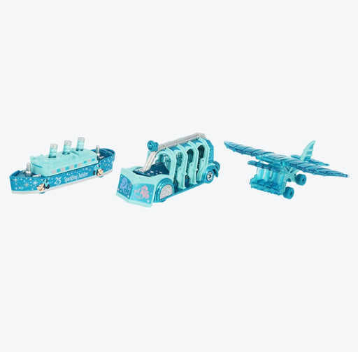 TDR - Tokyo DisneySea 25th Anniversary "Sparkling Jubilee" x Tomica Disney Vehicle Set of 3 (Release Date: Apr 8, 2026)