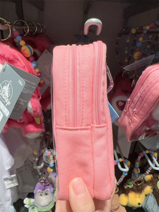 HKDL - Lotso Clear Pouch with Bag Charm