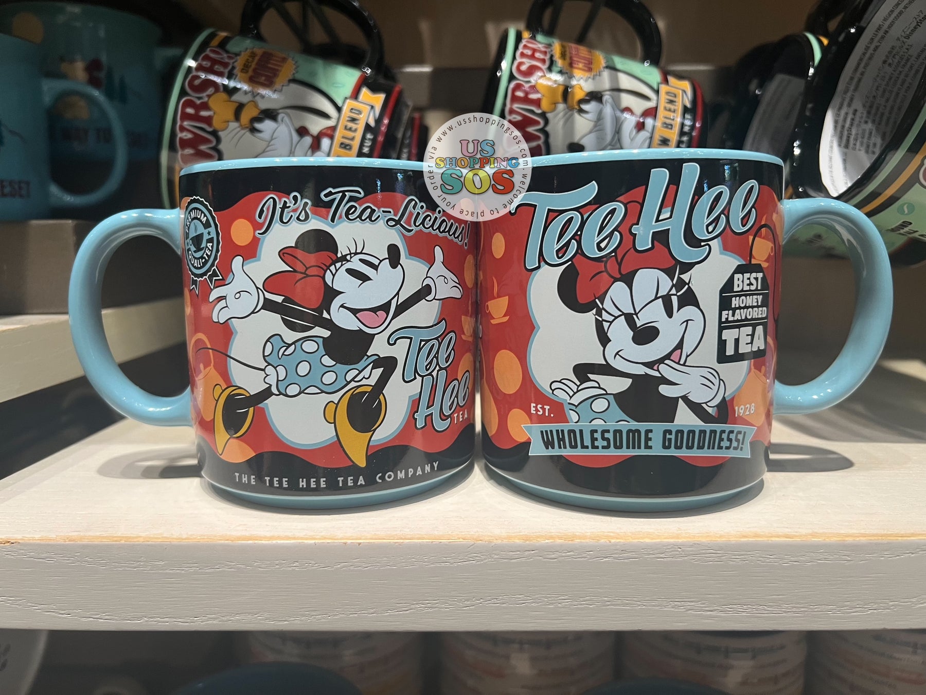 DLR/WDW - Minnie Coffee Theme Ceramic Mug 17oz