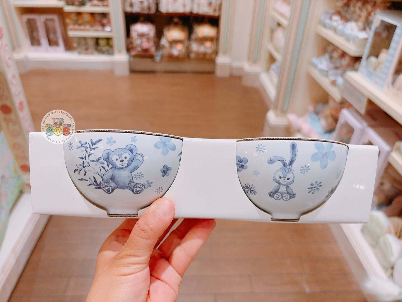 SHDL - Duffy & Friends Blue and White Collection x Duffy & Friends 2 Bowls Set