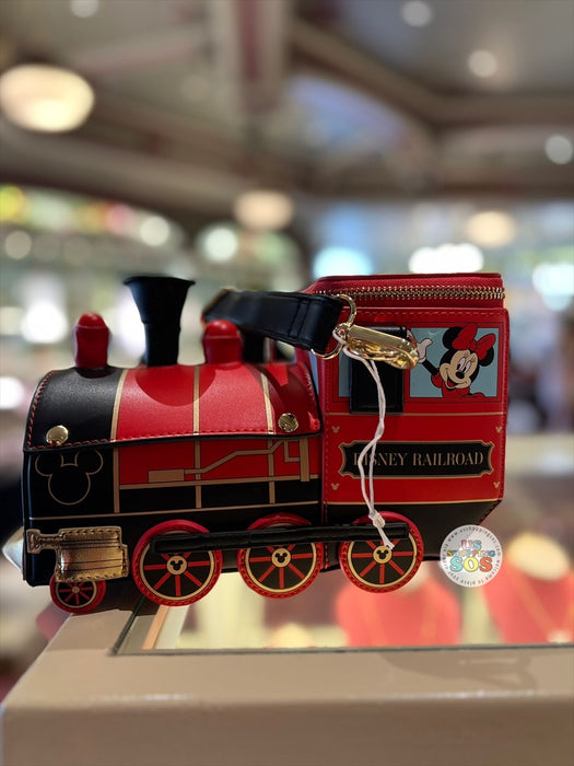 DLR/WDW - Loungefly Mickey & Minnie Disney Railroad Crossbody Bag