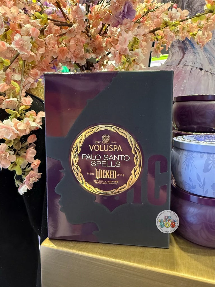 Universal Studios - Wicked: For Good - Voluspa Palo Santo Spells Fragrant Candle 8.5oz