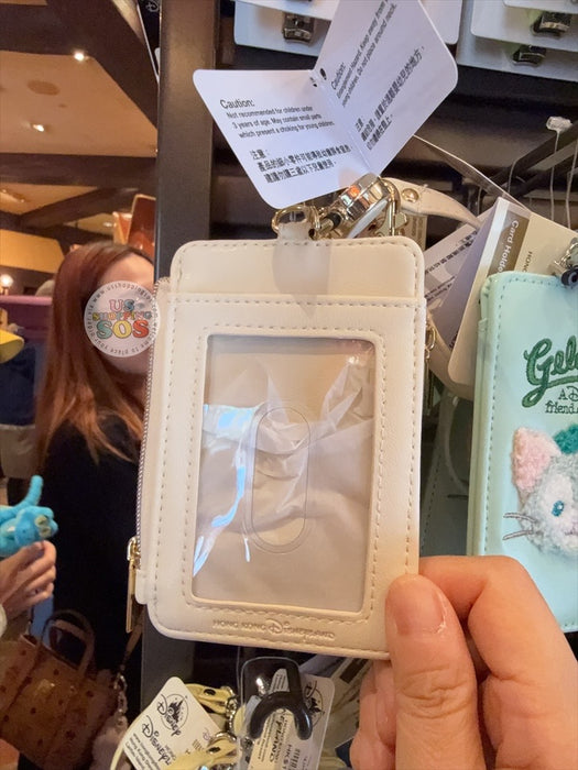 HKDL - Duffy & Friends x Duffy Embroidered Card Holder with Retractable Badge Reel Carabiner