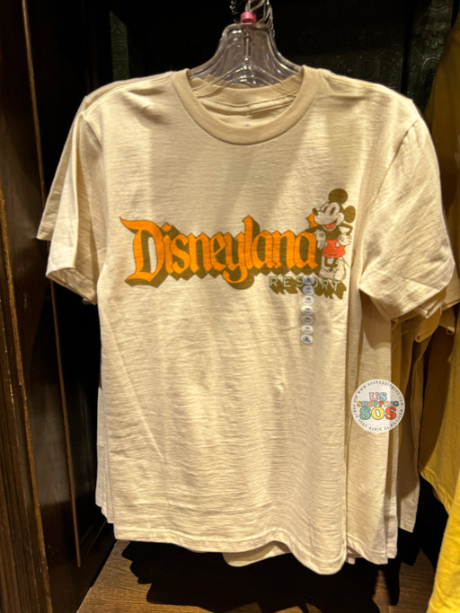DLR - Retro Mickey "Disneyland Resort" Buttermilk Graphic T-shirt (Adult)