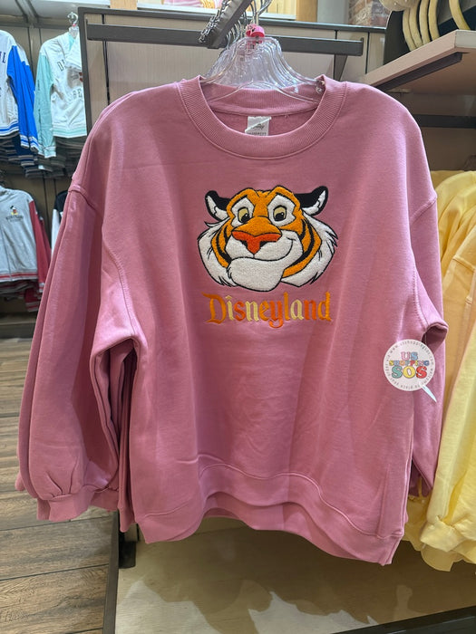 DLR/WDW - Aladdin 2026 - Rajah Face Icon Park Logo Dusty Pink Fleece Pullover (Adult)